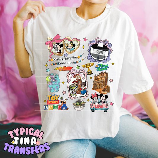 Studio tour mural | DTF Transfer | POD