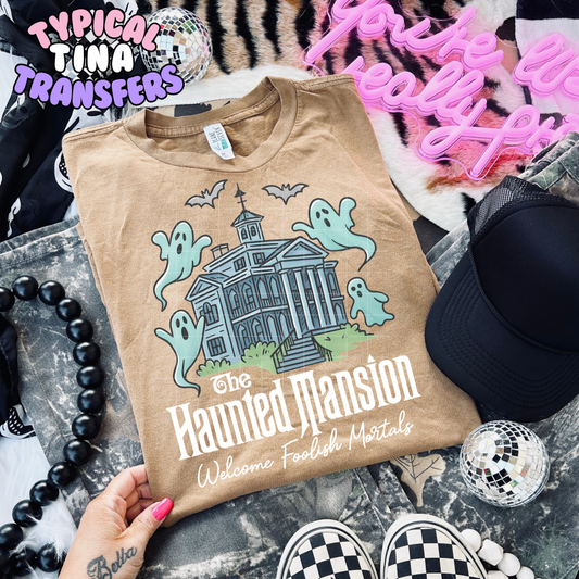 The haunted mansion polaroids | DTF Transfer | POD