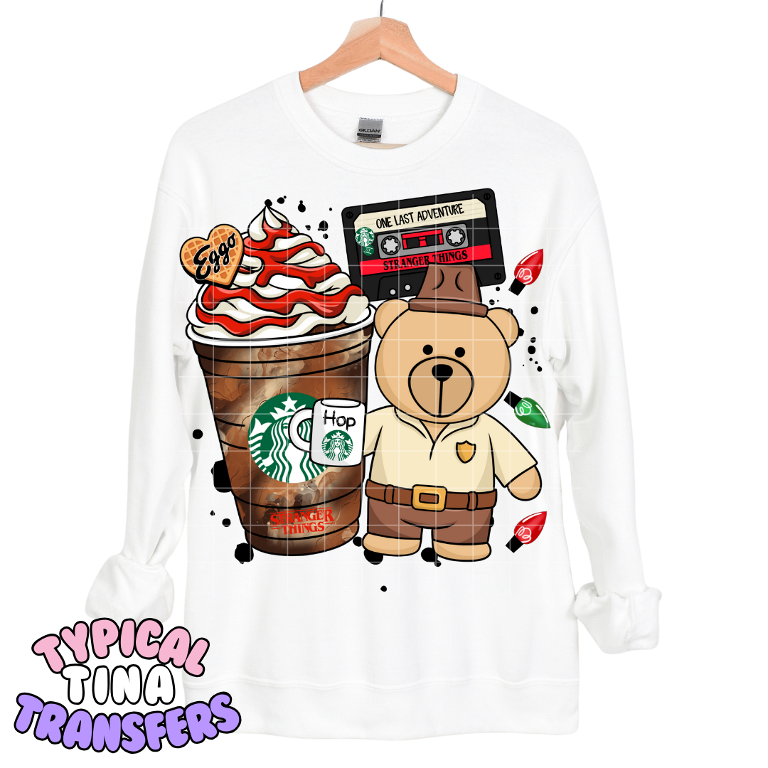 ST & Starbies Bear Mash up | DTF Transfers | POD