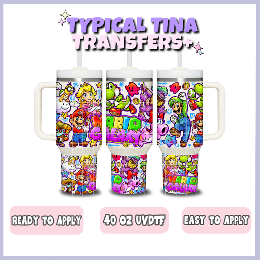 M Galaxy | 40oz UVDTF Wrap | POD