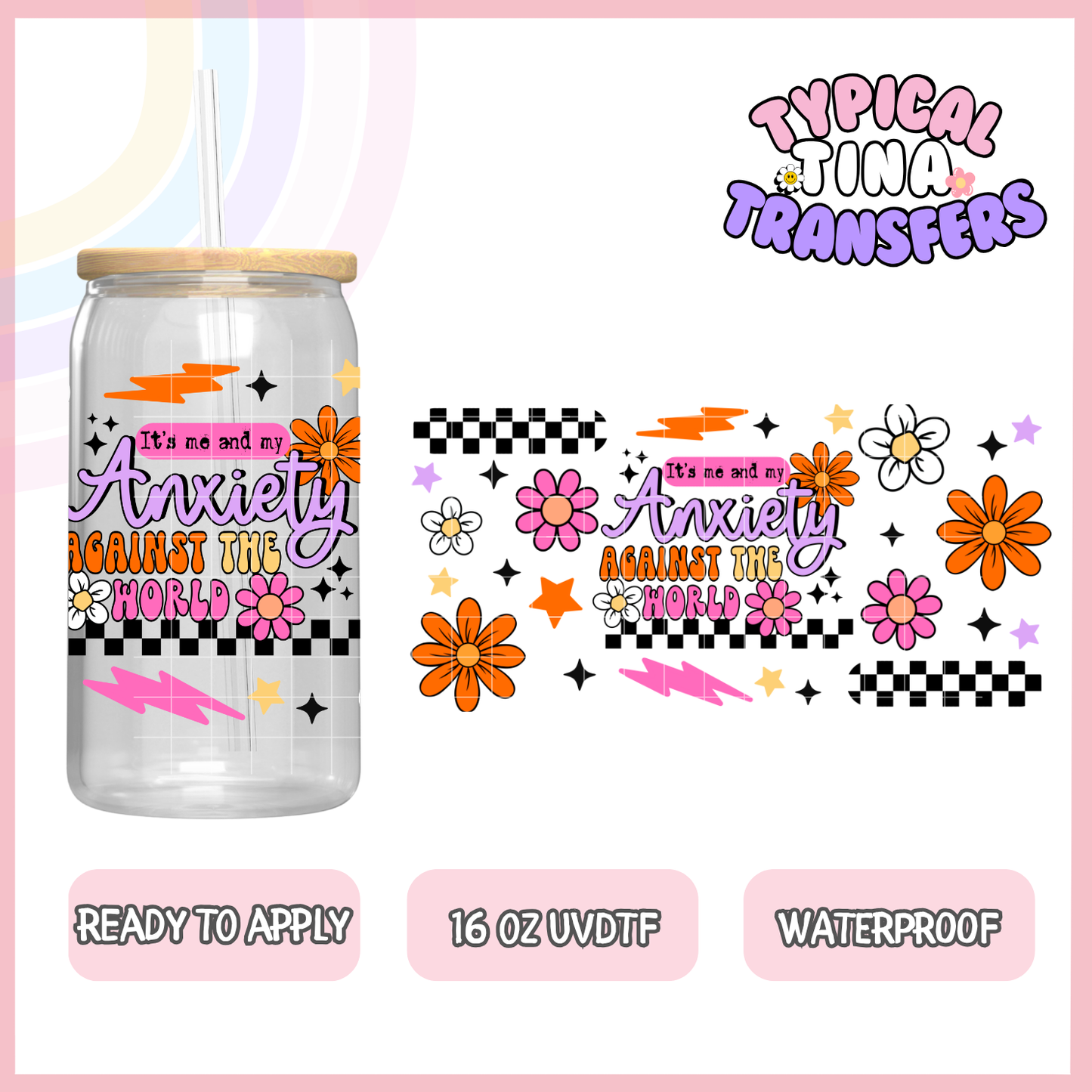 UVDTF #9032 | 16oz UVDTF Wrap | POD