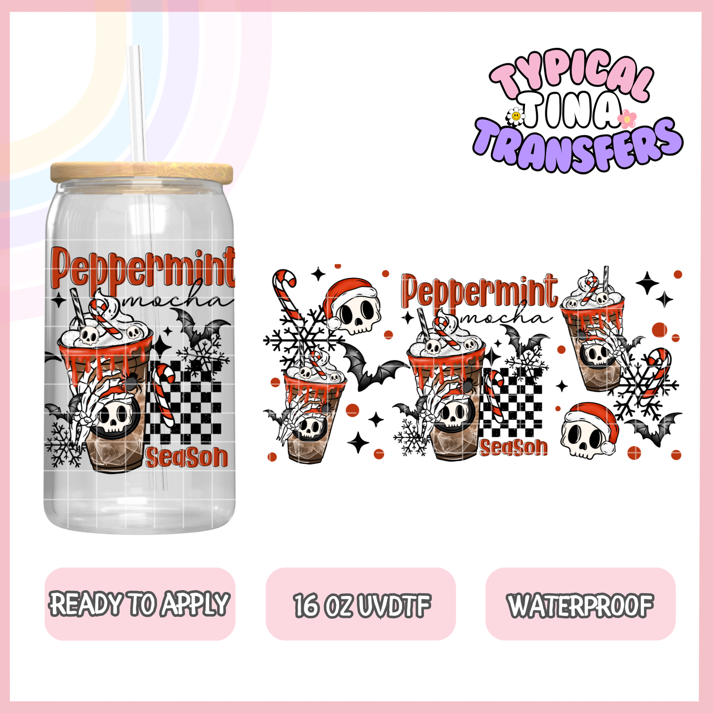 UVDTF #9053 | 16oz UVDTF Wrap | POD