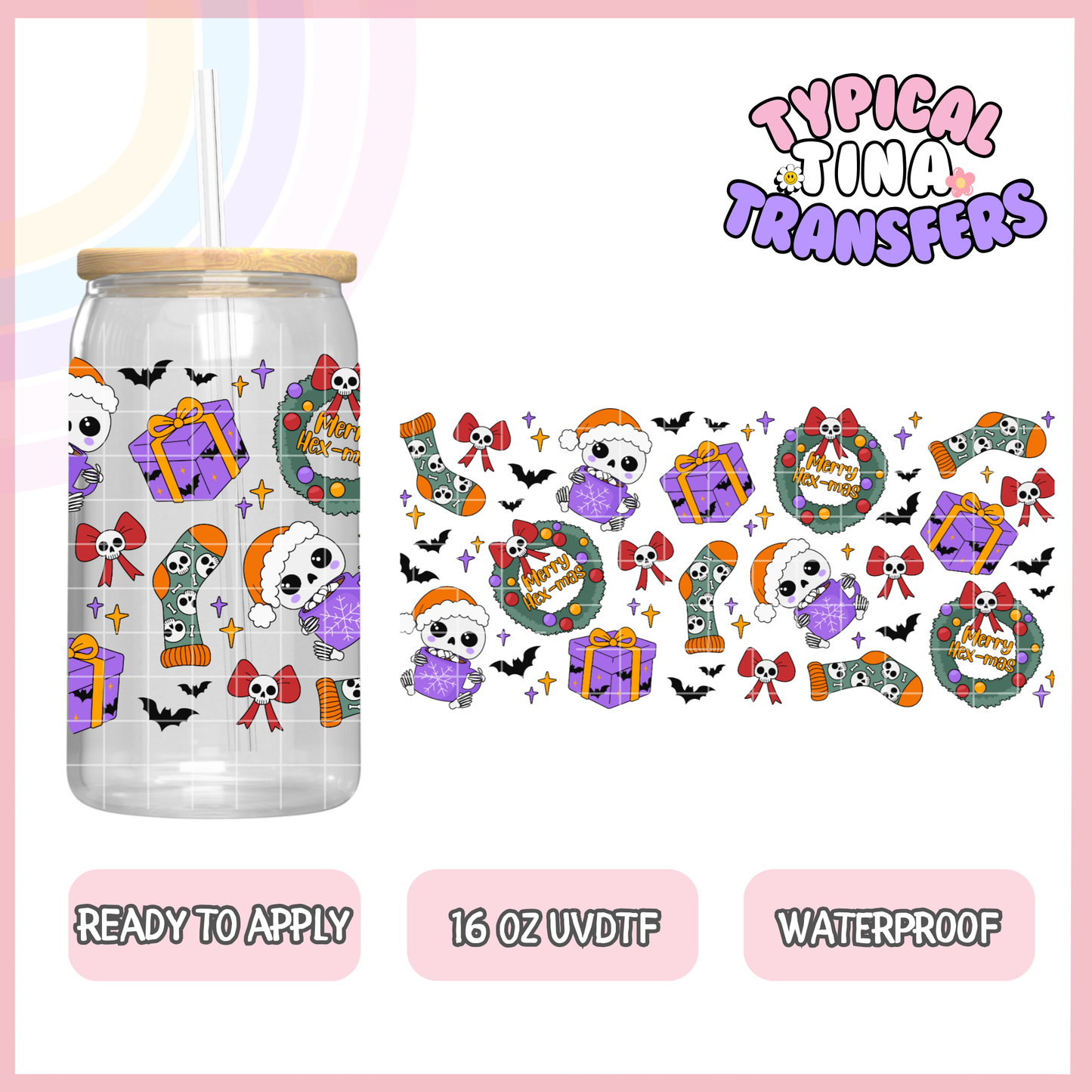 UVDTF #9084 | 16oz UVDTF Wrap | POD