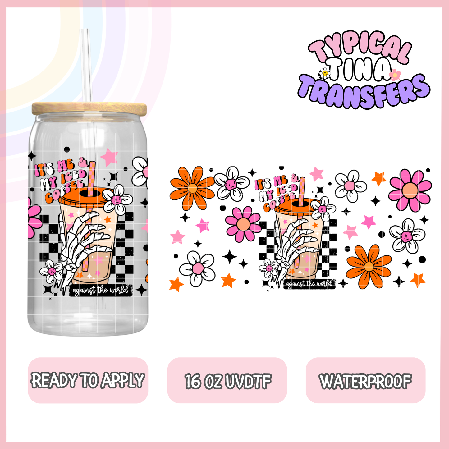 UVDTF #9085 | 16oz UVDTF Wrap | POD