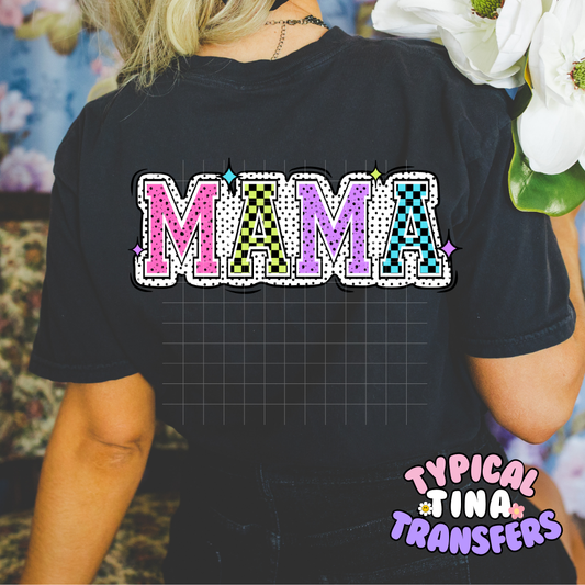 Mama Patterns | DTF Screen Print | POD