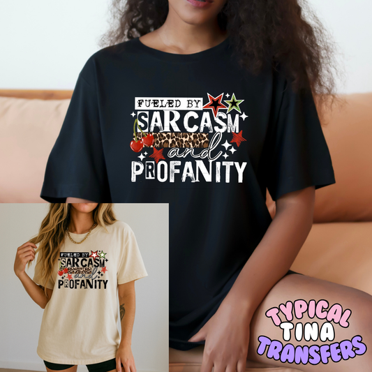 Sarcasm profanity | DTF Transfers | POD