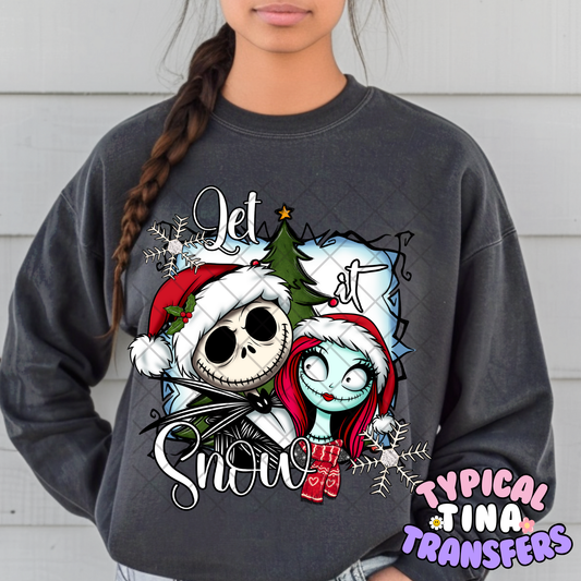 Let it Snow (J/S) | DTF Transfer | POD