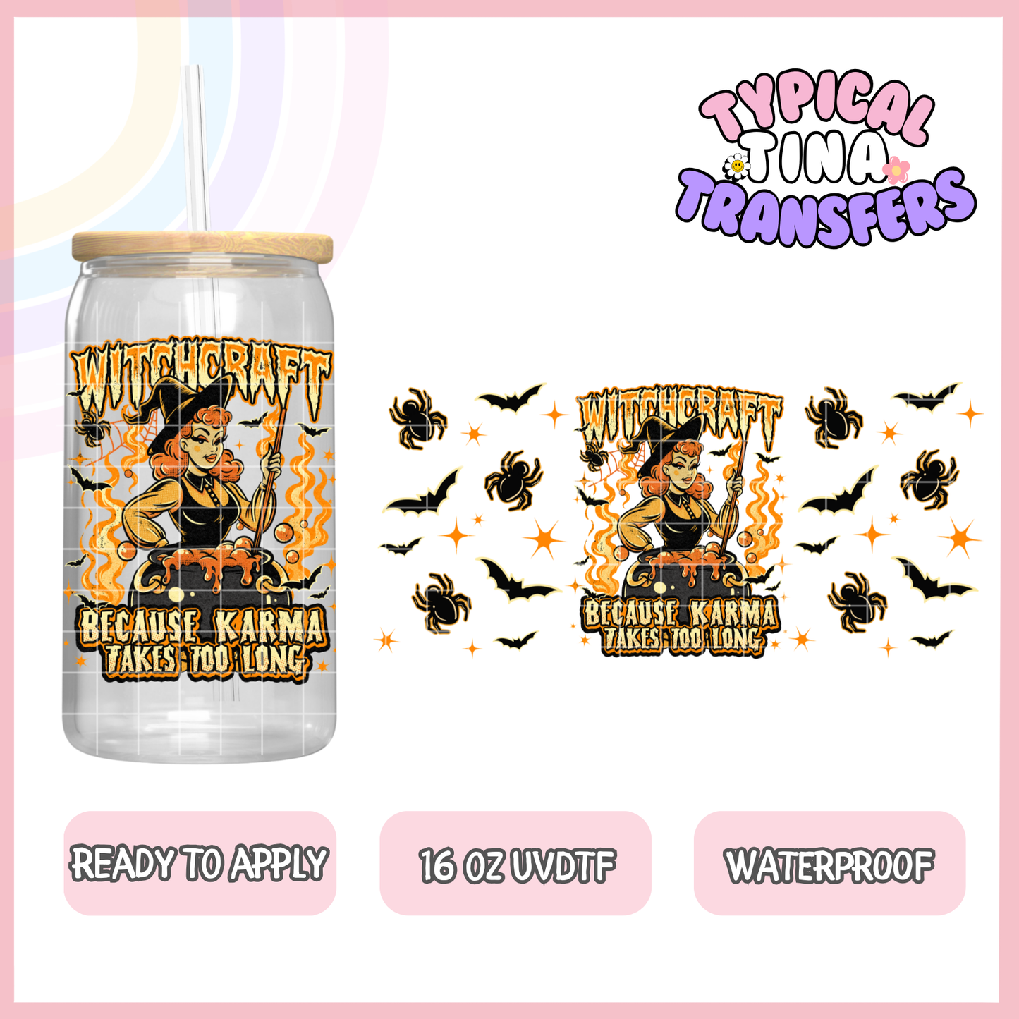 UVDTF #9114 | 16oz UVDTF Wrap | POD
