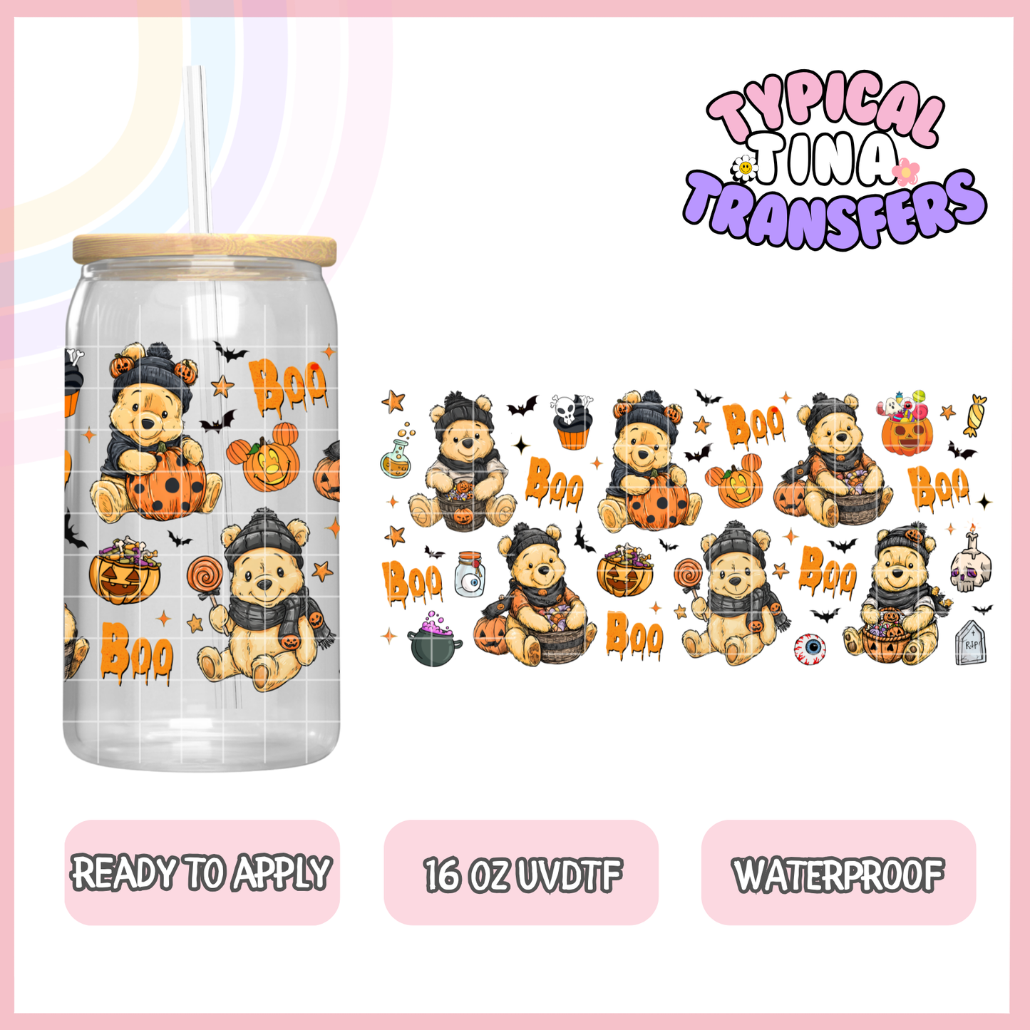 UVDTF #9144 | 16oz UVDTF Wrap | POD