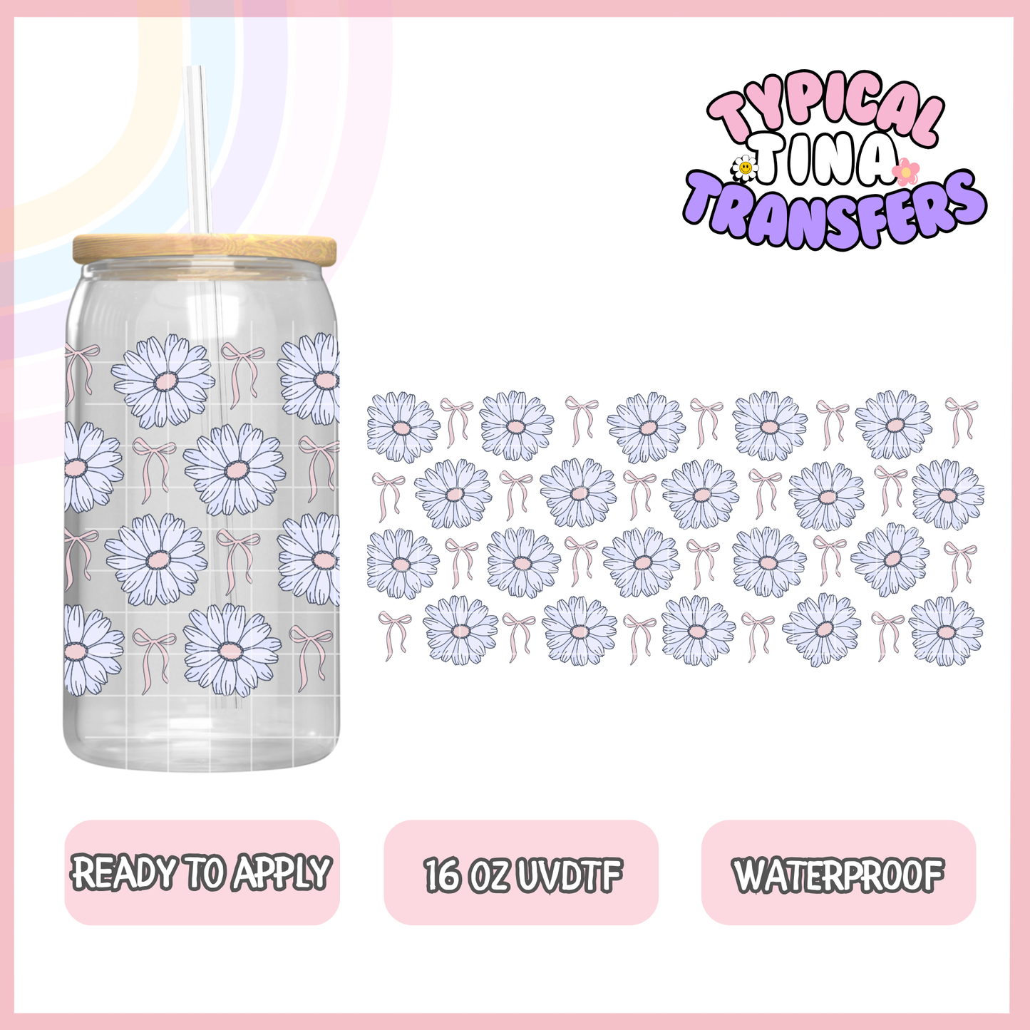 UVDTF #9215 | 16oz UVDTF Wrap | POD