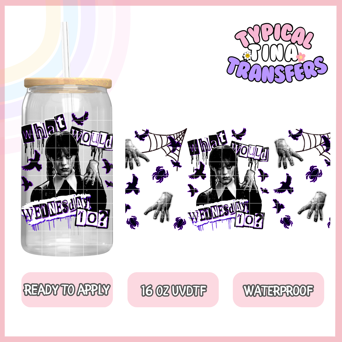 UVDTF #9223 | 16oz UVDTF Wrap | POD