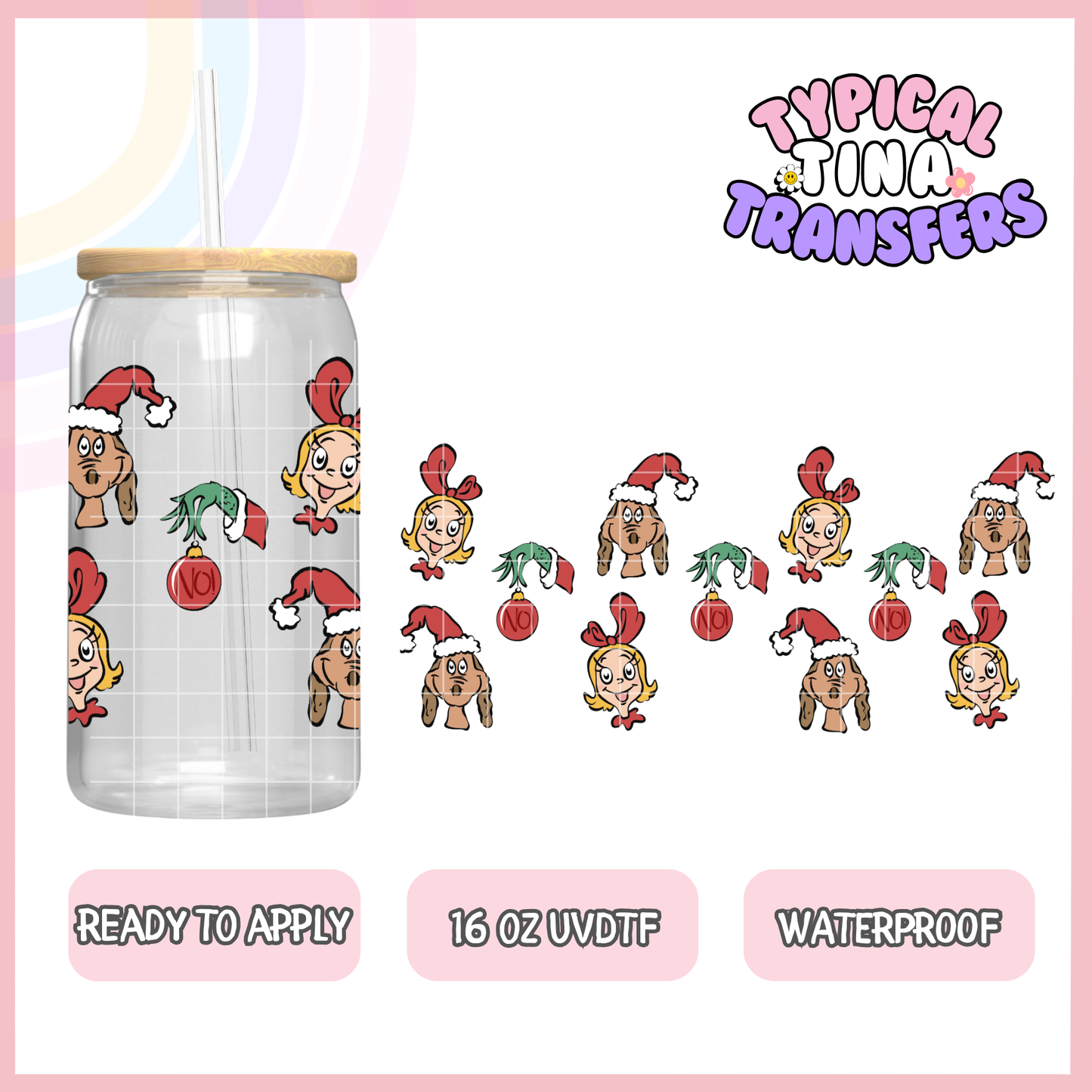 UVDTF #9256 | 16oz UVDTF Wrap | POD