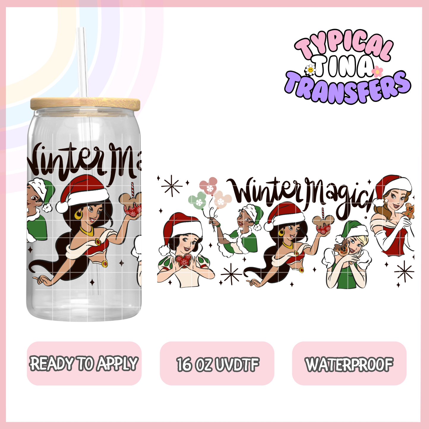 UVDTF #9261 | 16oz UVDTF Wrap | POD