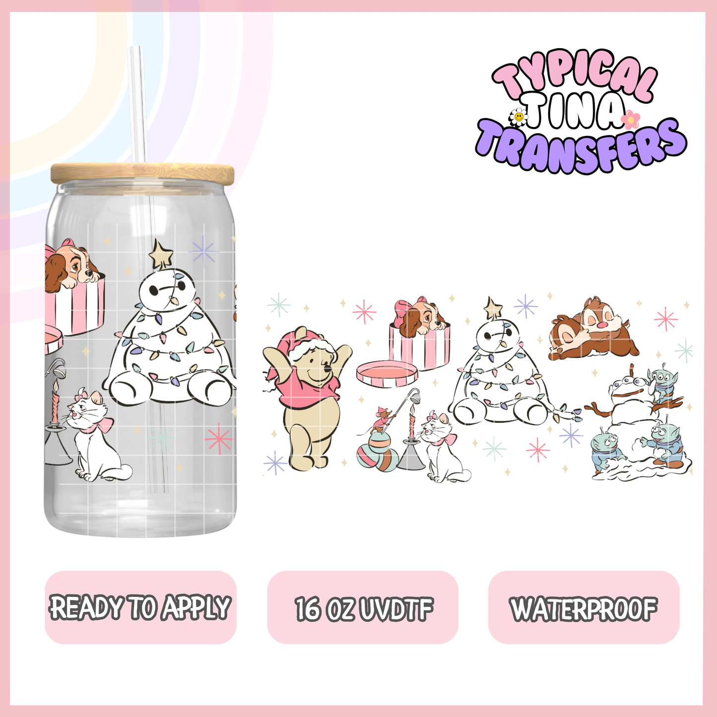 UVDTF #9270 | 16oz UVDTF Wrap | POD