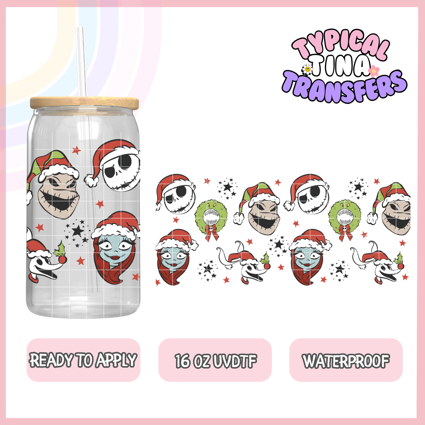 UVDTF #9271 | 16oz UVDTF Wrap | POD