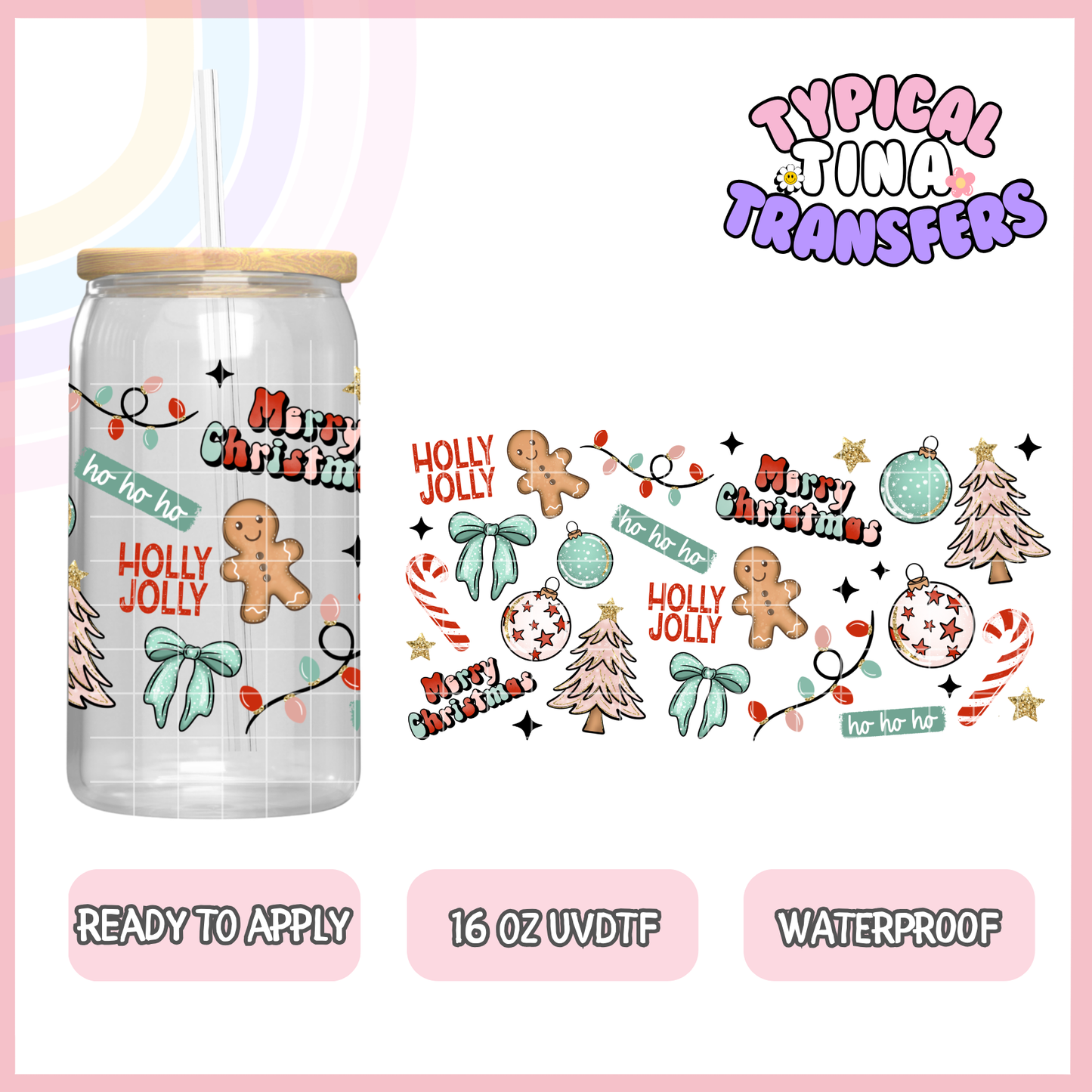 UVDTF #9313 | 16oz UVDTF Wrap | POD