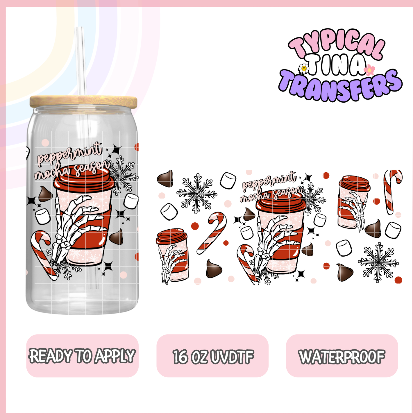 UVDTF #9314 | 16oz UVDTF Wrap | POD