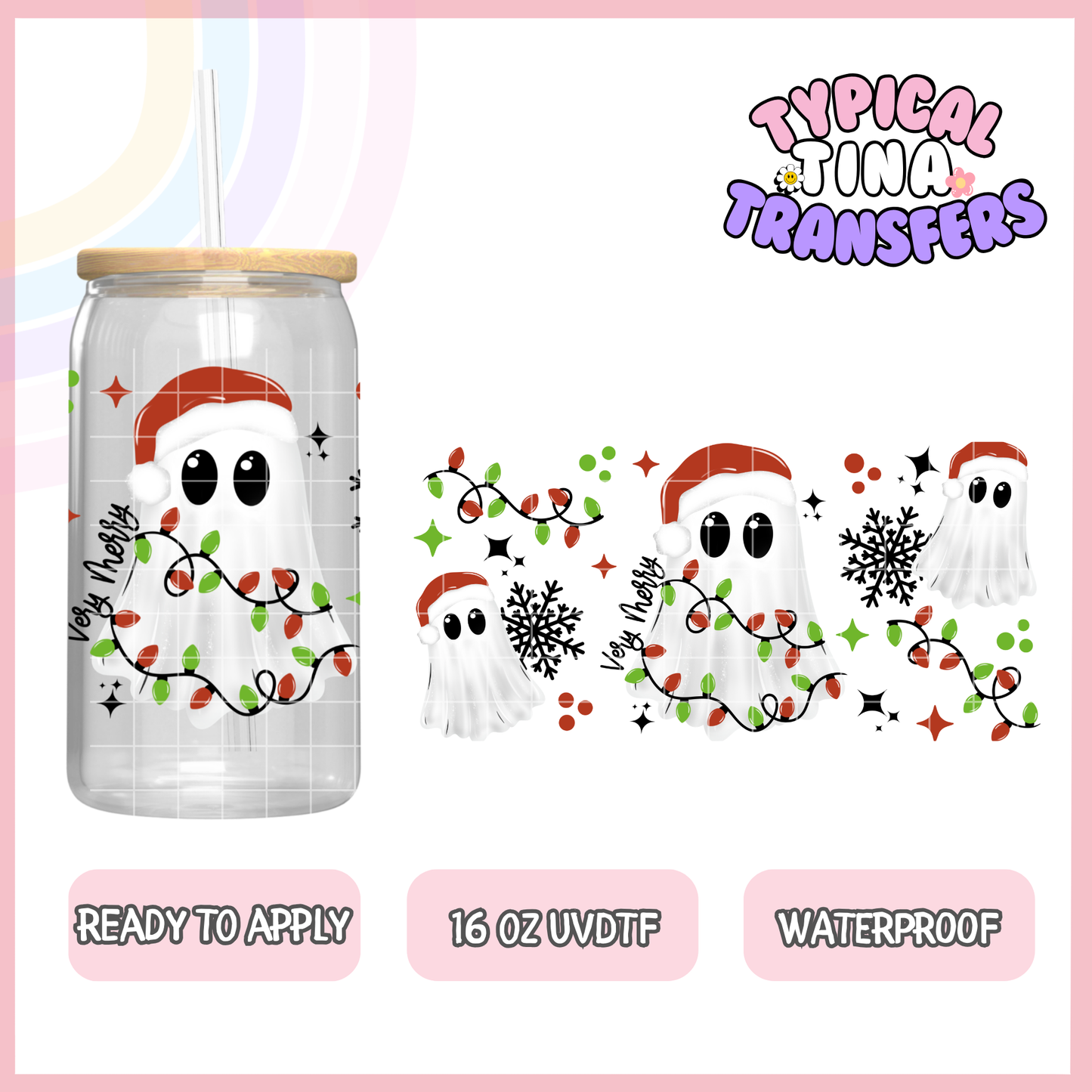 UVDTF #9360 | 16oz UVDTF Wrap | POD