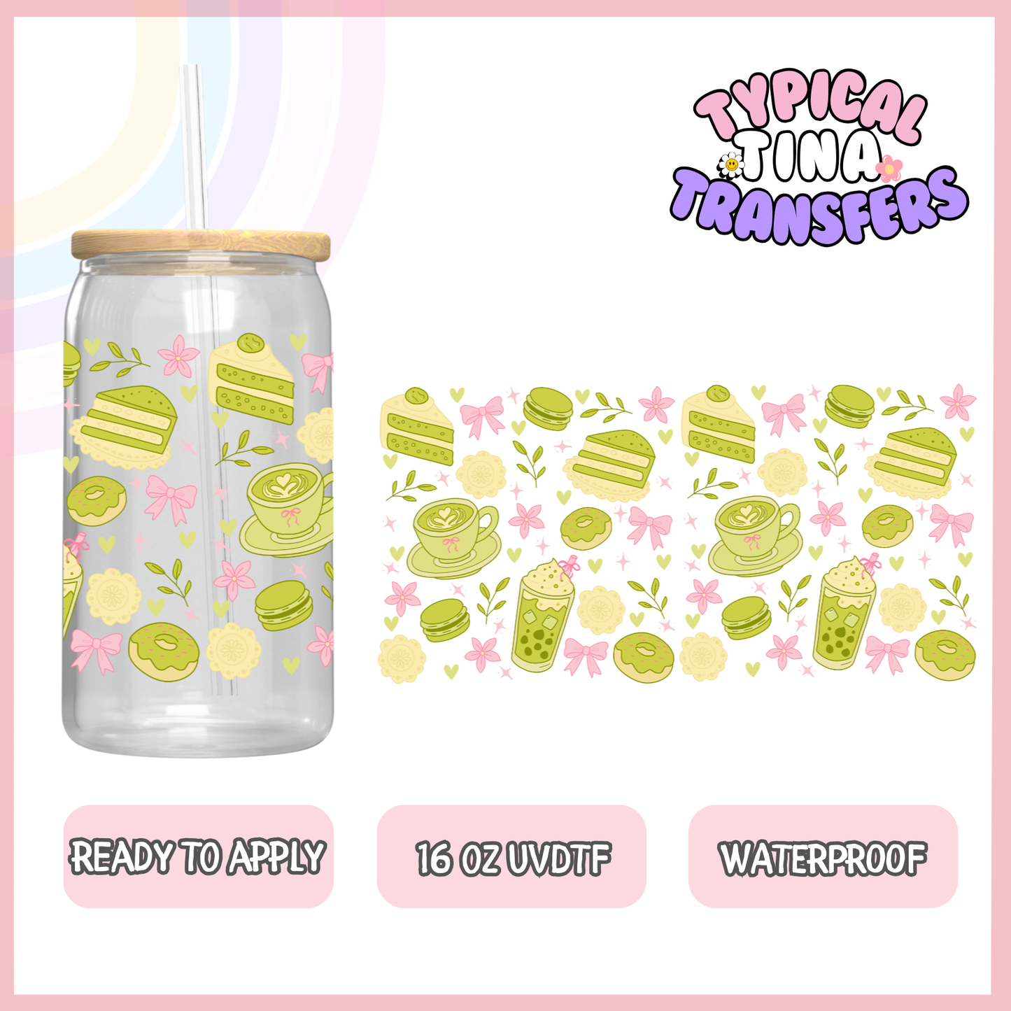 UVDTF #9395 | 16oz UVDTF Wrap | POD