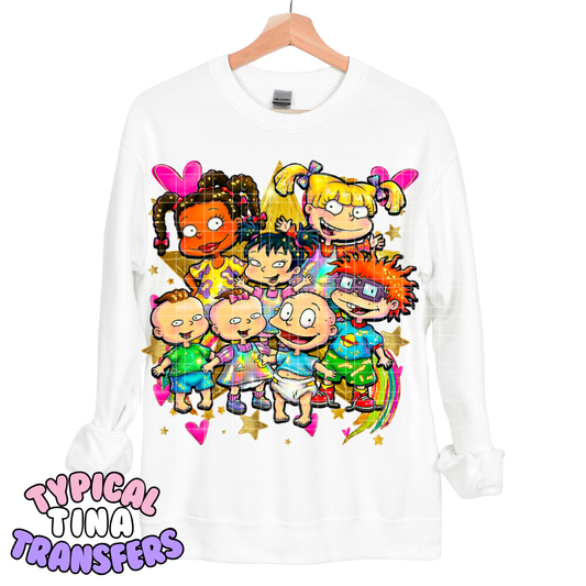 Rug Kids Rainbow | DTF Transfers | POD