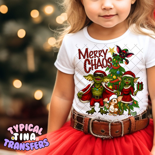Merry Chaos _ Grems | DTF Transfer | POD