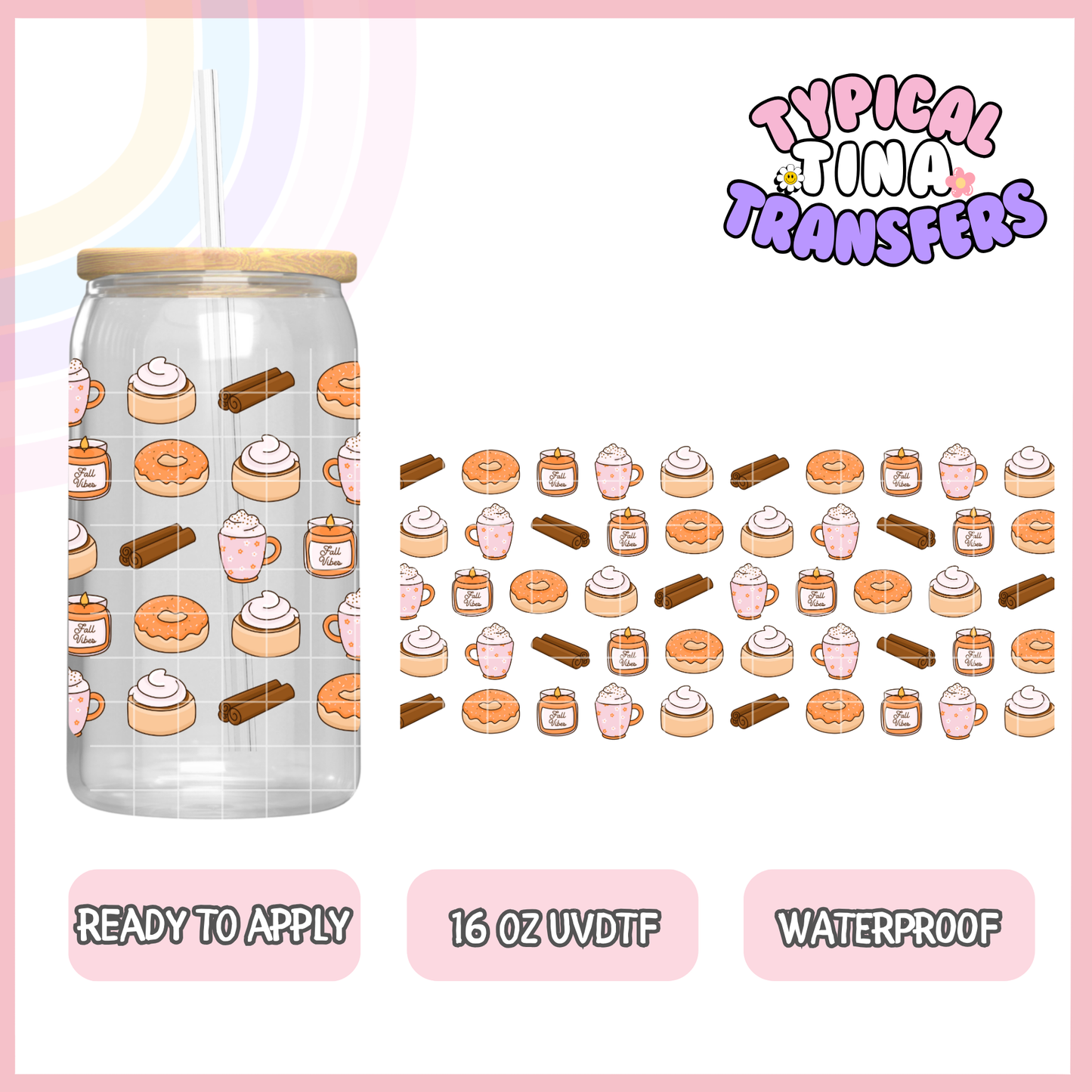 UVDTF #9431 | 16oz UVDTF Wrap | POD