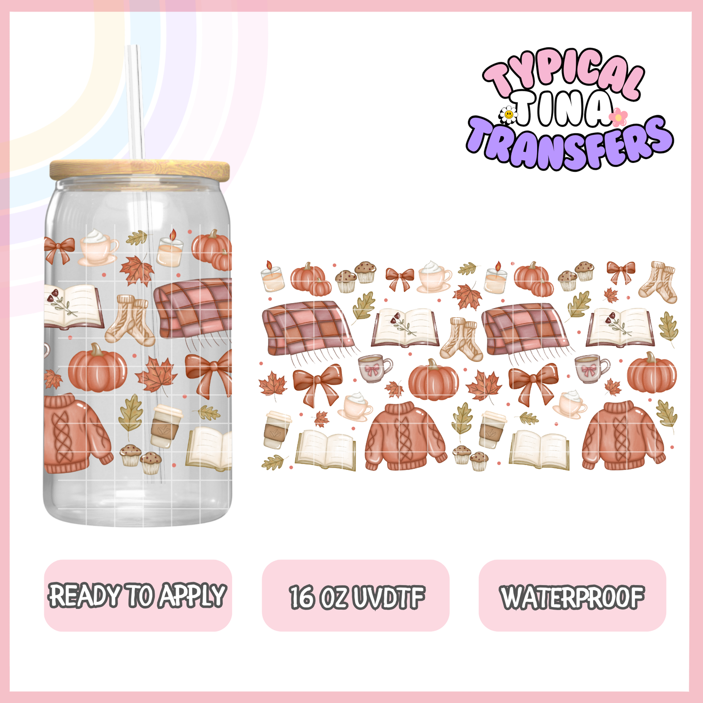 UVDTF #9442 | 16oz UVDTF Wrap | POD