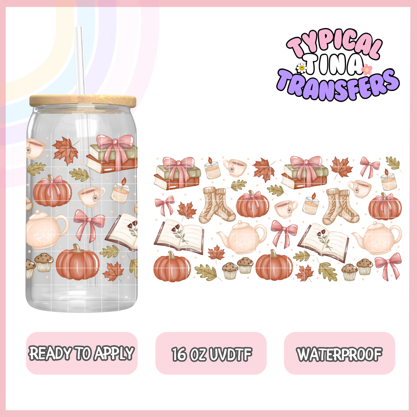 UVDTF #9443 | 16oz UVDTF Wrap | POD