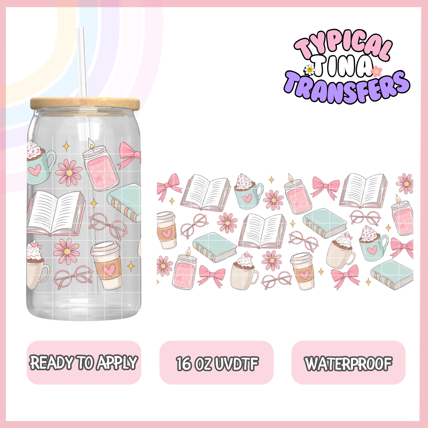 UVDTF #9446 | 16oz UVDTF Wrap | POD