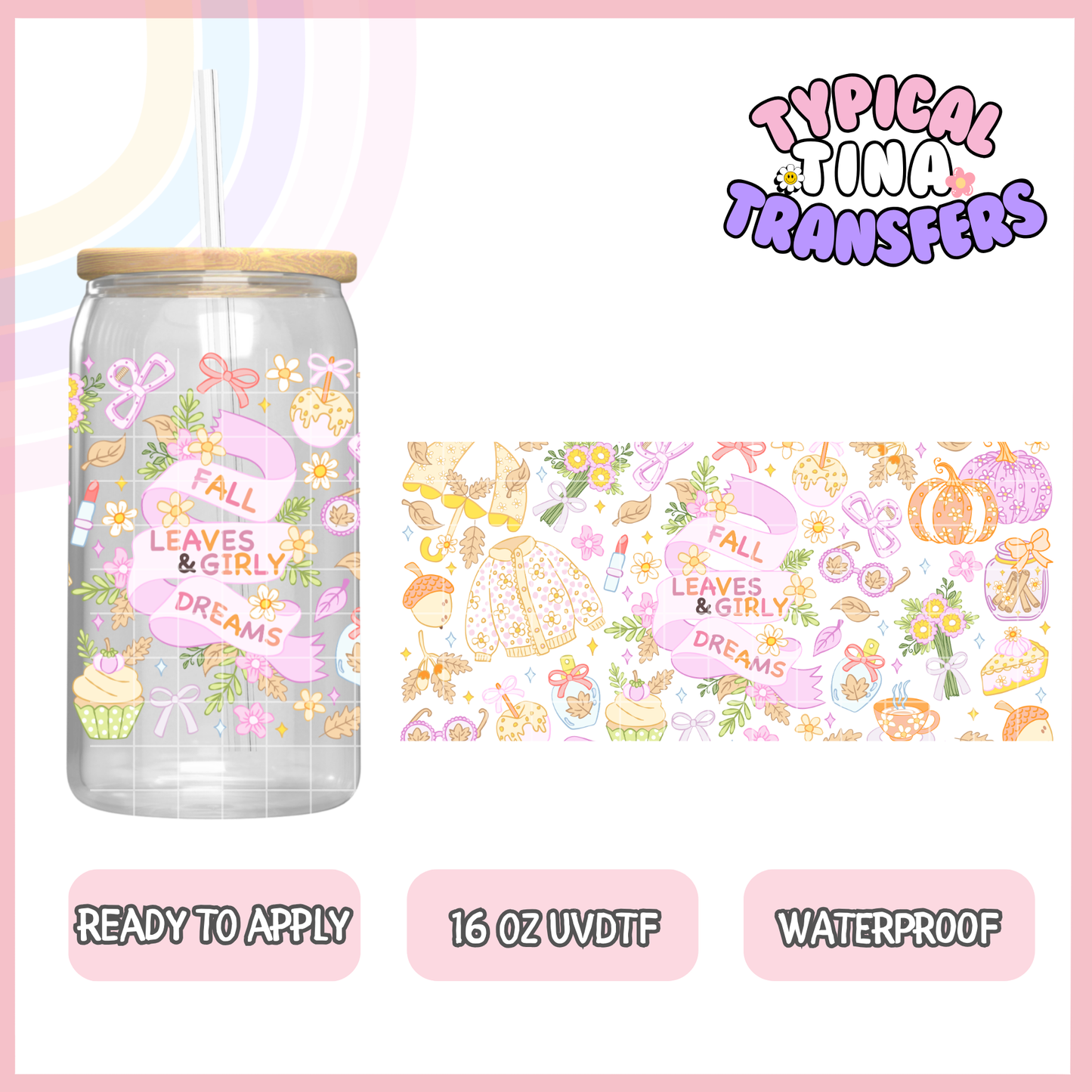 UVDTF #9448 | 16oz UVDTF Wrap | POD