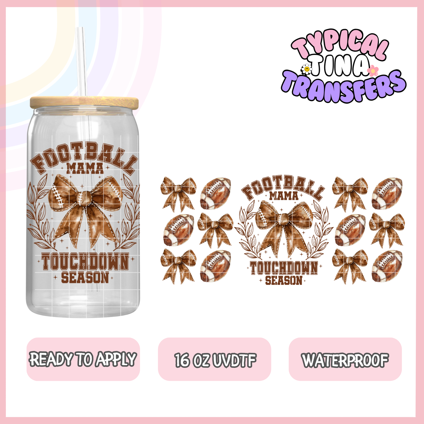 UVDTF #9449 | 16oz UVDTF Wrap | RTS