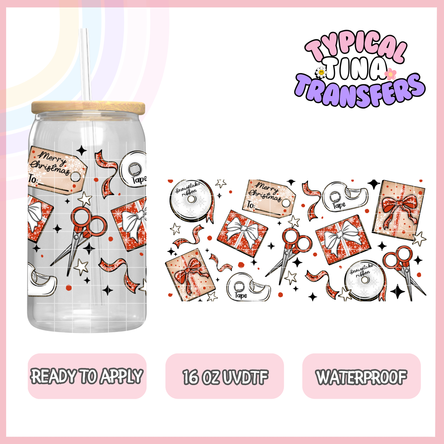 UVDTF #9491 | 16oz UVDTF Wrap | POD