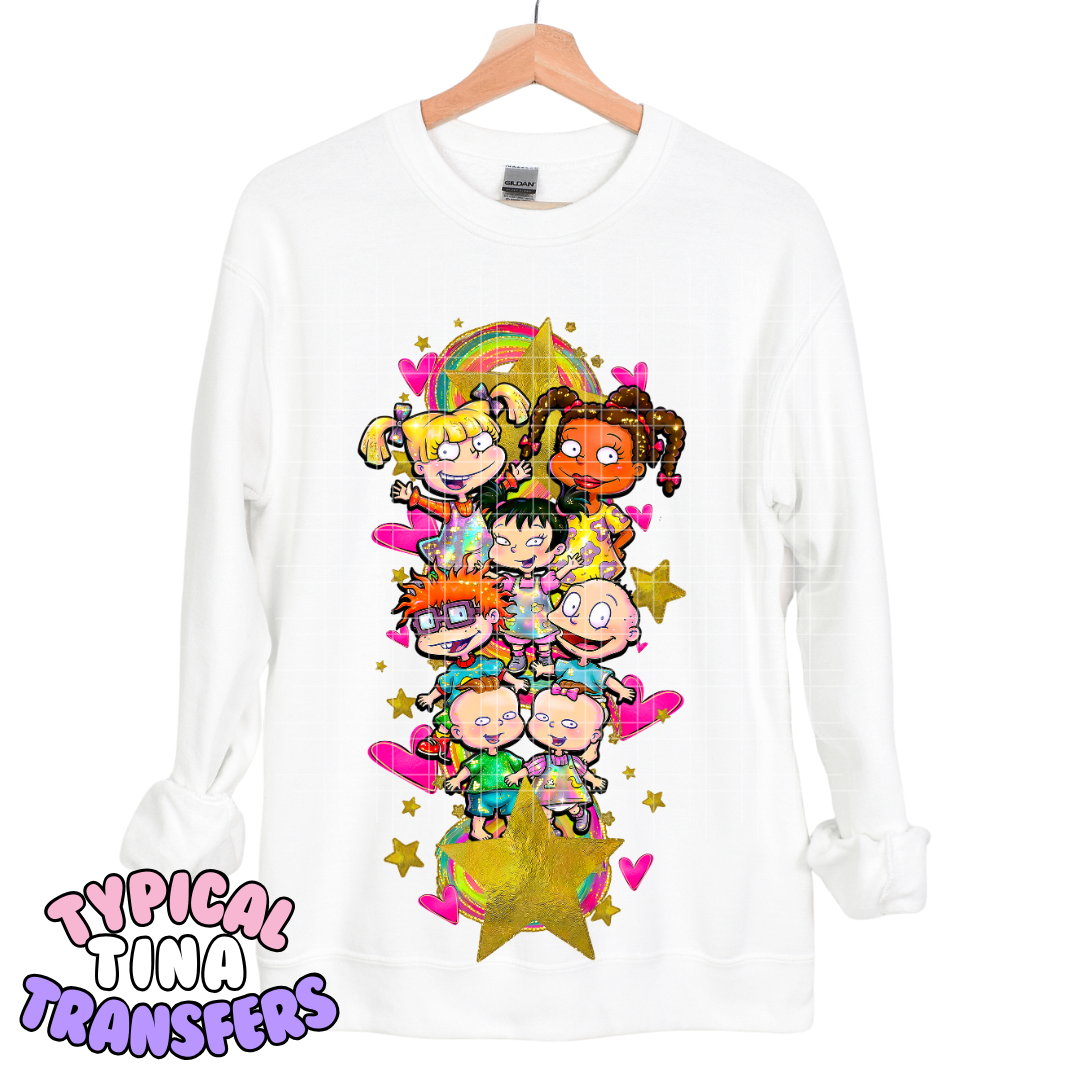 Rug Kids Rainbow | DTF Transfers | POD