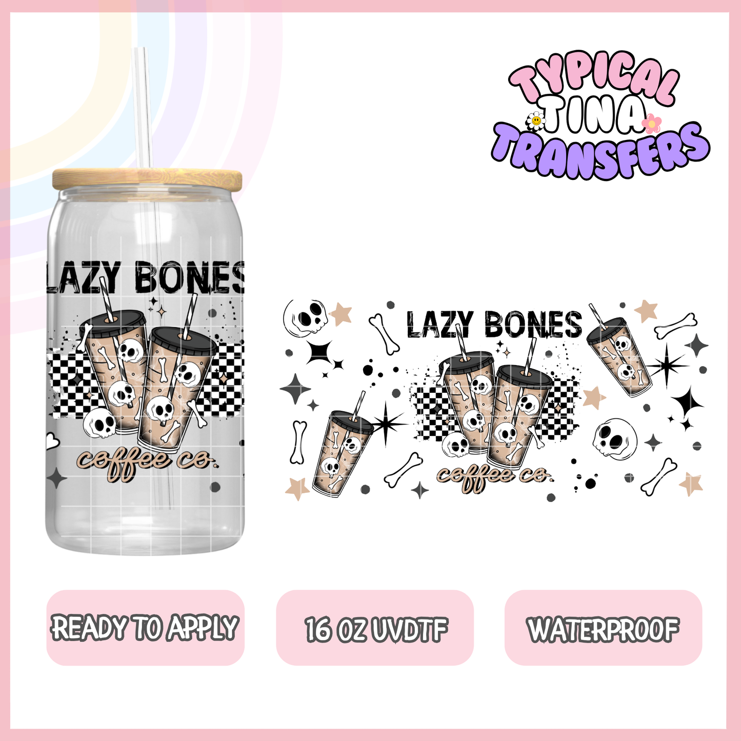UVDTF #9520 | 16oz UVDTF Wrap | POD