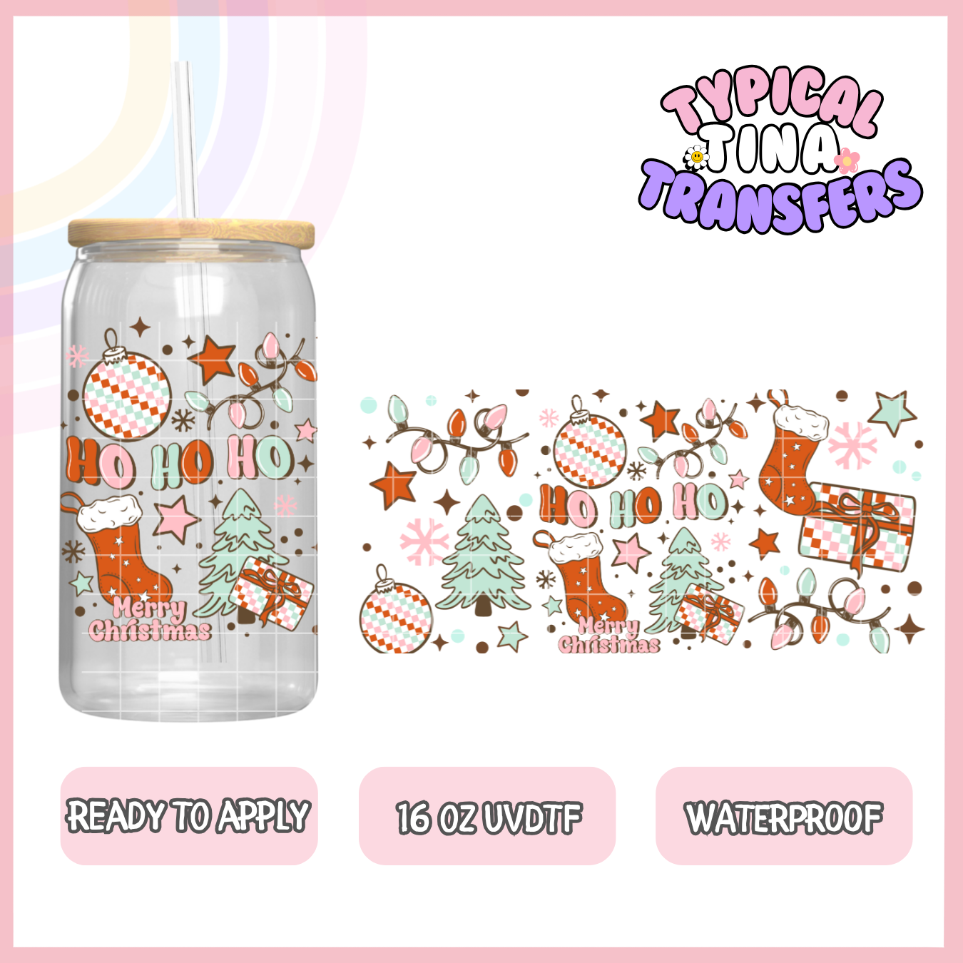 UVDTF #9550 | 16oz UVDTF Wrap | POD