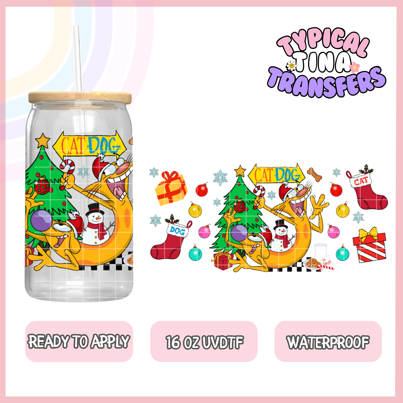 UVDTF #9562 | 16oz UVDTF Wrap | POD