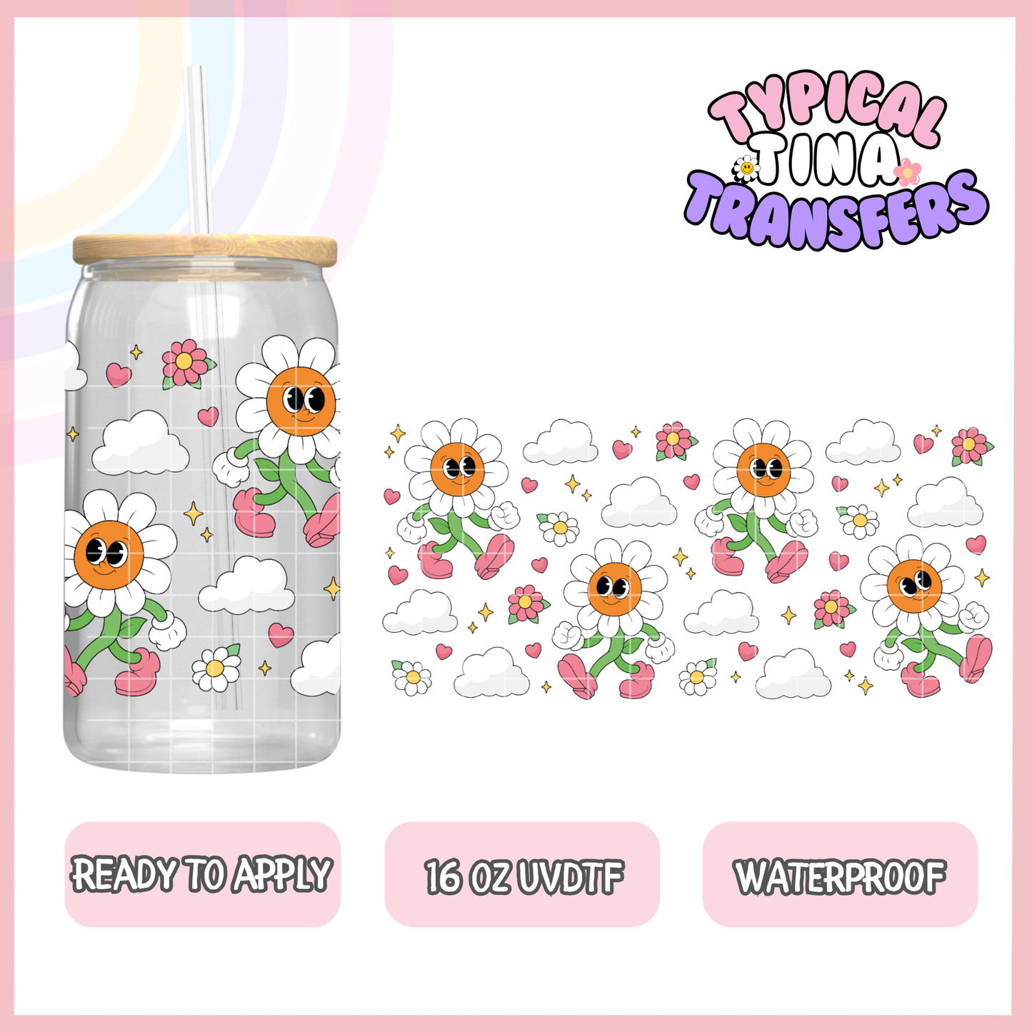 UVDTF #9575 | 16oz UVDTF Wrap | POD