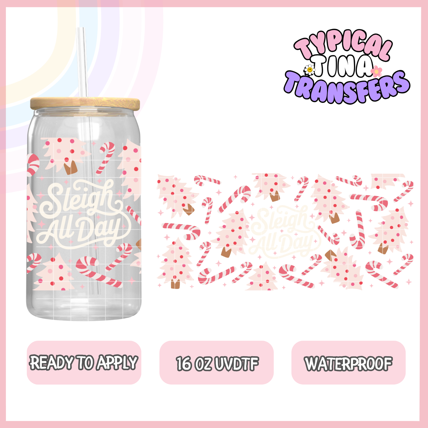 UVDTF #9582 | 16oz UVDTF Wrap | POD
