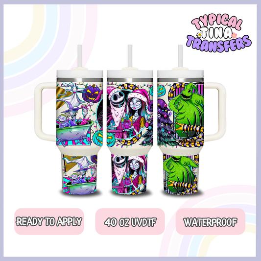 NBC Christmas | 40oz UVDTF Wrap | POD