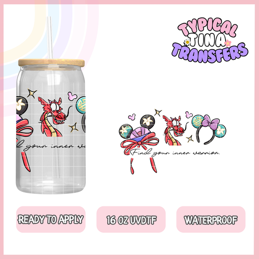 UVDTF #9663 | 16oz UVDTF Wrap | POD