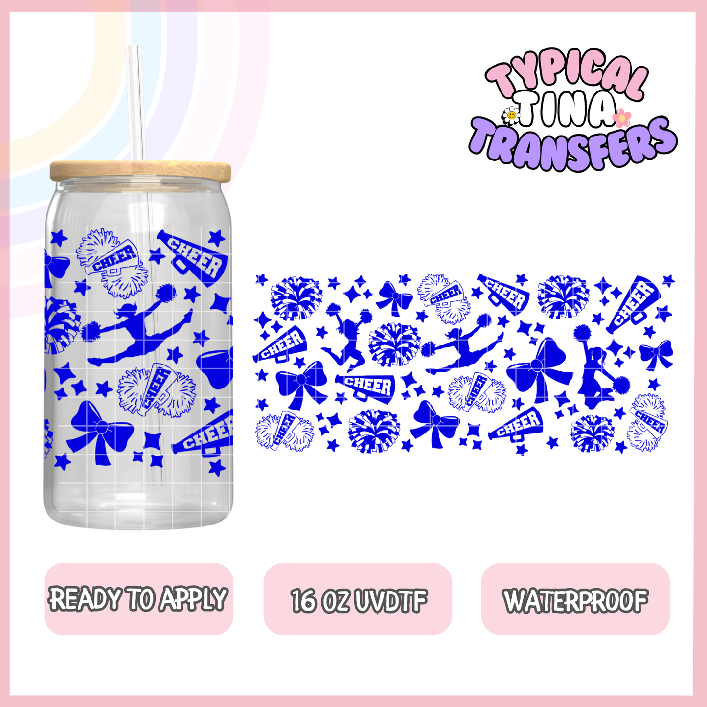 UVDTF #9740-9743 | 16oz UVDTF Wrap | POD