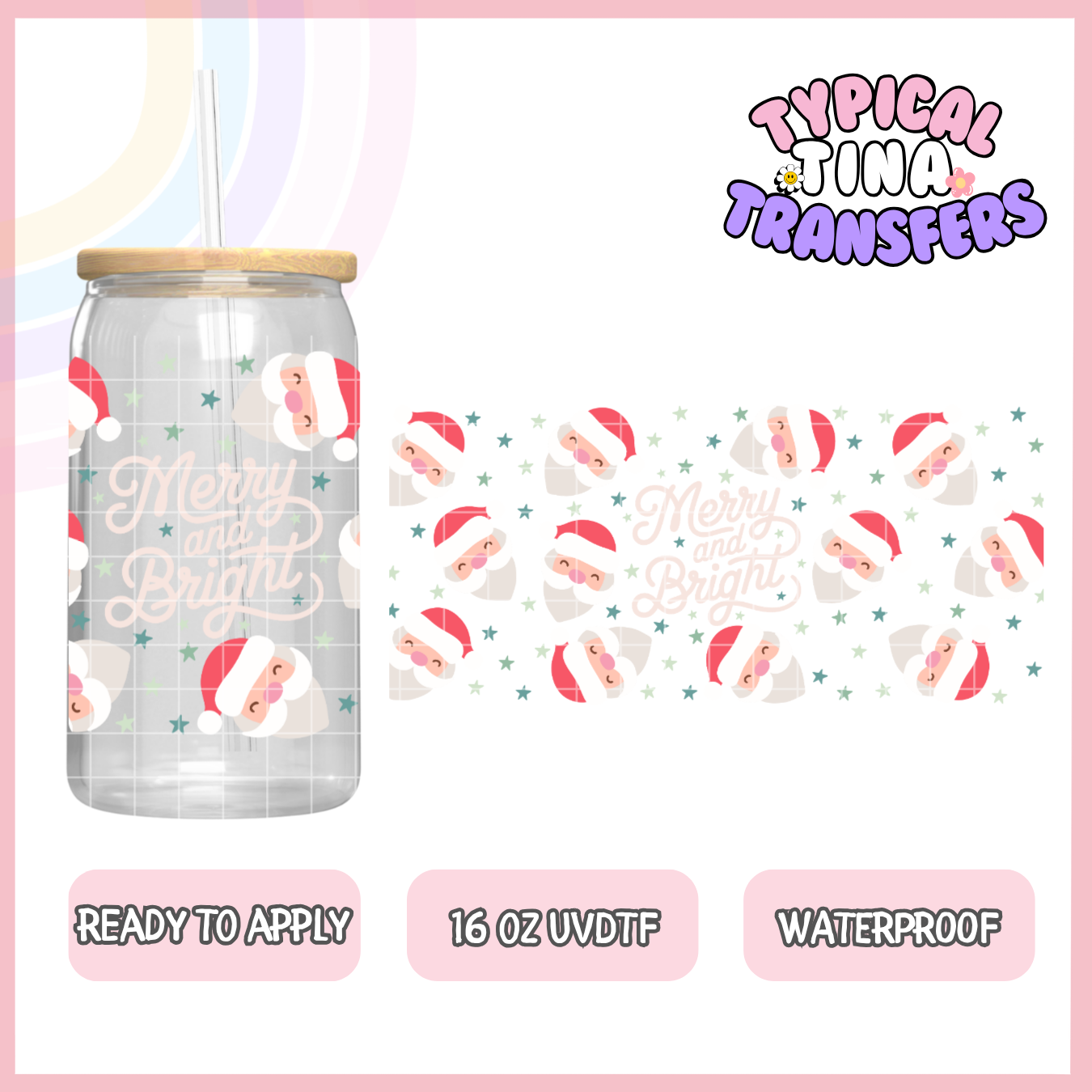 UVDTF #9775 | 16oz UVDTF Wrap | POD