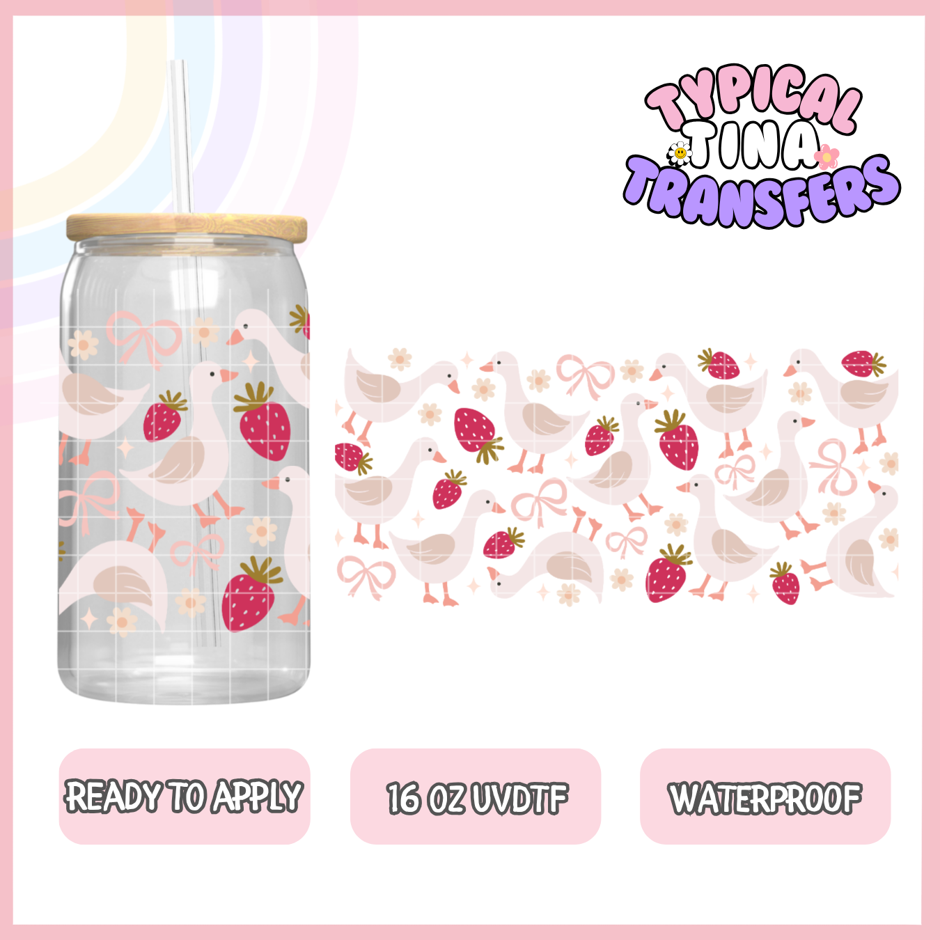 UVDTF #9776 | 16oz UVDTF Wrap | POD