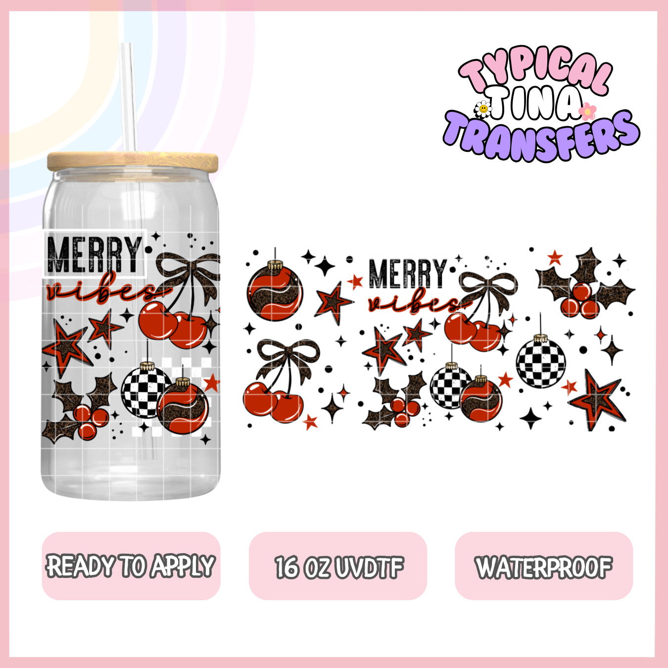 UVDTF #9785 | 16oz UVDTF Wrap | POD