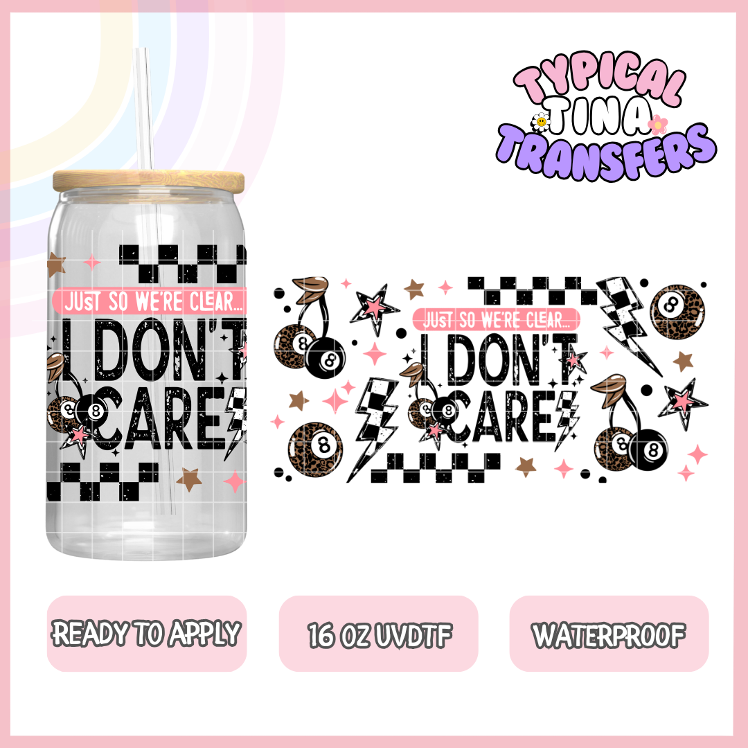 UVDTF #9820 | 16oz UVDTF Wrap | POD