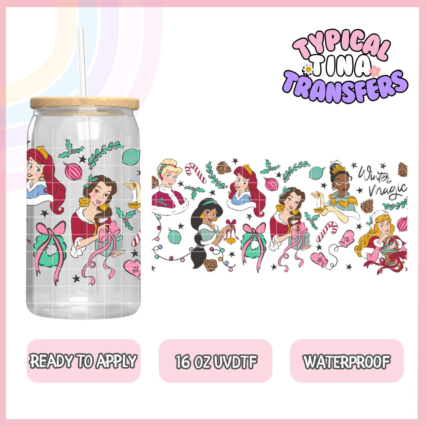 UVDTF #9833 | 16oz UVDTF Wrap | POD