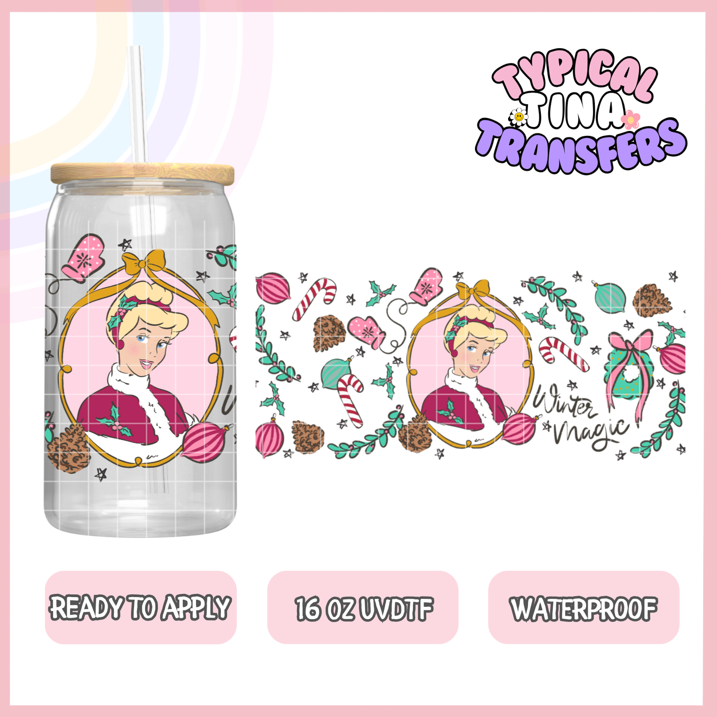 UVDTF #9837 | 16oz UVDTF Wrap | POD