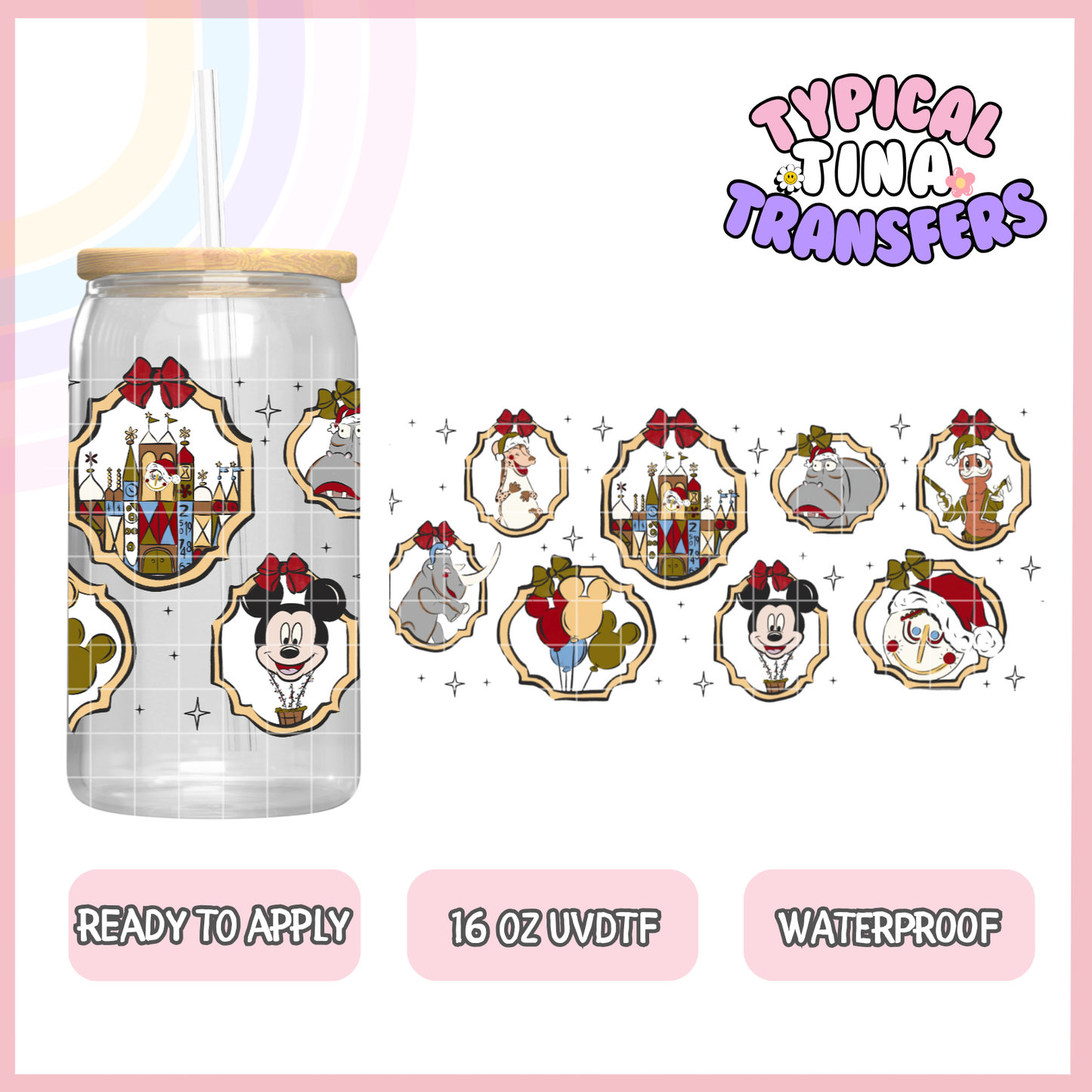 UVDTF #9851 | 16oz UVDTF Wrap | POD