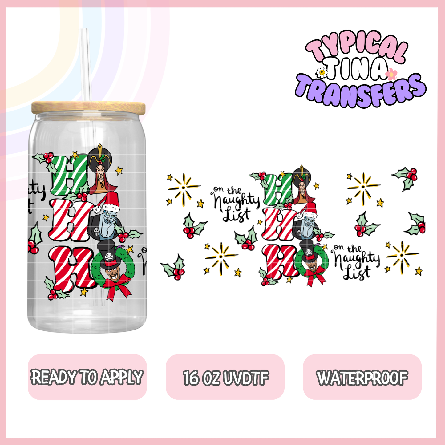 UVDTF #9863 | 16oz UVDTF Wrap | POD