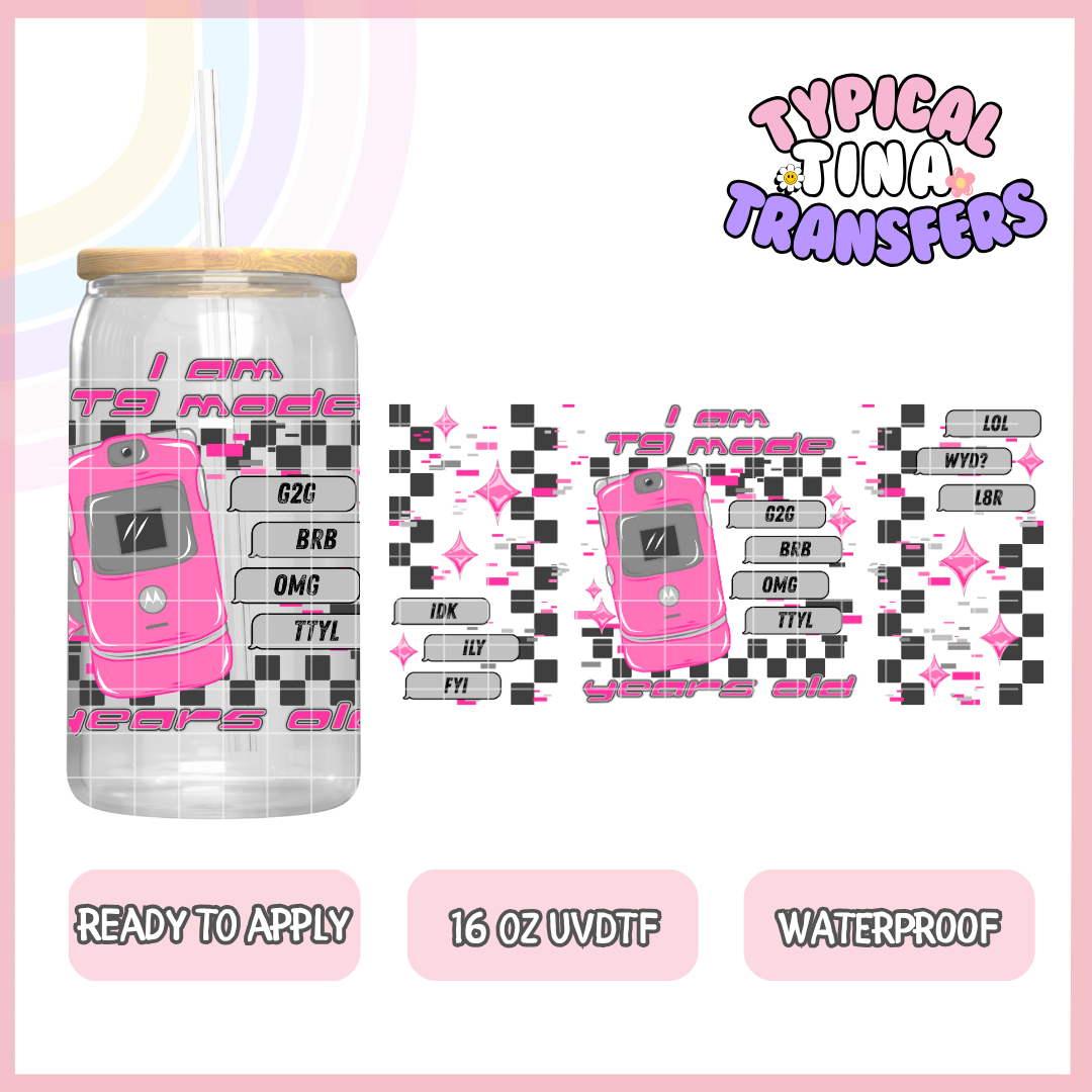 UVDTF #9972 | 16oz UVDTF Wrap | POD